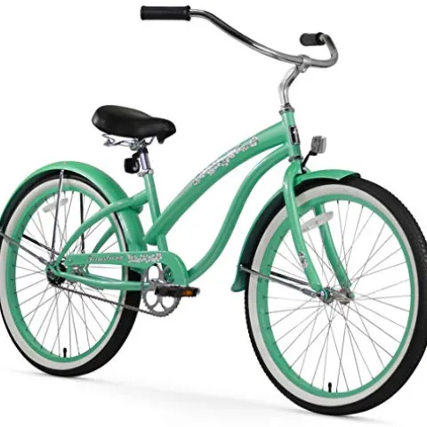 Firmstrong Bella Classic Women’s Beach Cruiser Bicycle Mint Green
