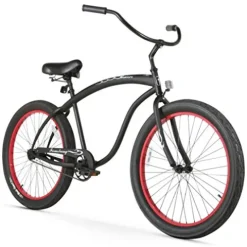 Firmstrong Bruiser 3.0 Man Single Speed Beach Cruiser Bicycle Matte Black