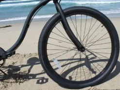 Firmstrong Bruiser Man 3-Speed Beach Cruiser Bicycle Matte Black