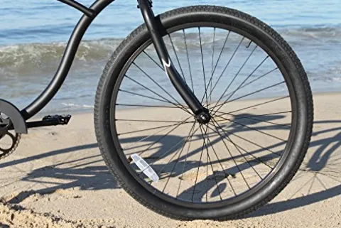 Firmstrong Urban Men’s Beach Cruiser Bike Single Speed 26 Inch Aluminum Matte Black