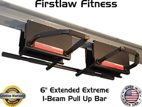 Firstlaw Fitness Extended Extreme I-Beam Pull Up Bar 6