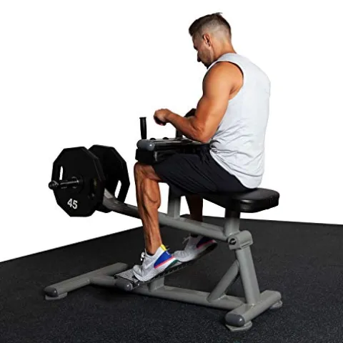 Fitness First Seated Calf Machine Silver