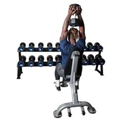 Fitness First Urethane Encased Dumbbell Pairs 5-150 lbs. Black