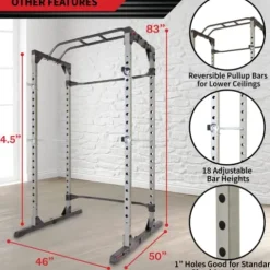 Fitness Reality 810XLT Super Max Power Cage Gray