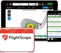 FlightScope Mevo+ GPS Golf Launch Monitor and Simulator Mevo+ with Pro Package & Face Impact Add On