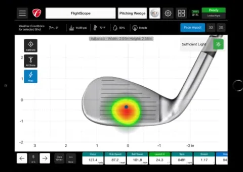 FlightScope Mevo+ GPS Golf Launch Monitor and Simulator Mevo+ with Pro Package & Face Impact Add On