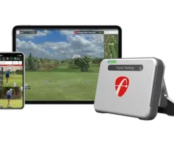 FlightScope Mevo+ Limited Edition Golf Launch Monitor and Simulator with Face Impact | 60 Swing Data Parameters, 17 Ranges, 12 E6 Connect Courses – Pebble Beach, St Andrews