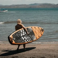 Float-Eh Premium Inflatable Paddle Board 10’6″ Black