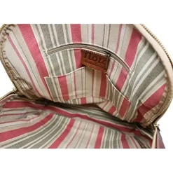 Floto Corsica Italian Leather Laptop Backpack Tobacco Brown