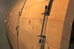 6-Foot Canadian Outdoor Pine Wood 4-Person Barrel Sauna Wet/Dry SPA with 9KW Electric Heater and Lava Rocks