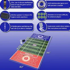 Fozzy Football Large Shuffleboard Style Football Game Multicolor