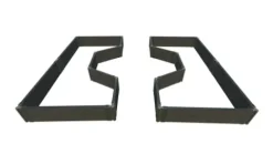 Frame It All Weathered 2″ Tool Free Full Hex Inner Walk-Through 2 LVL Weathered Wood 2