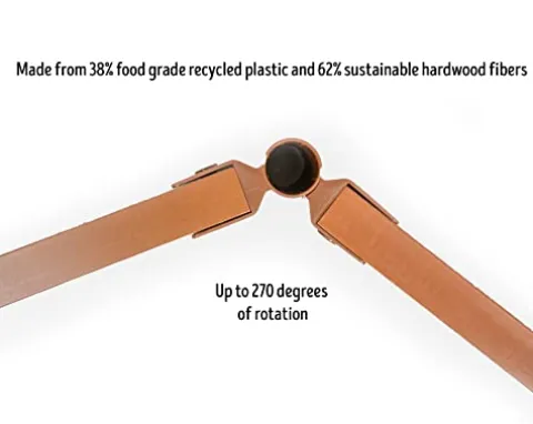 Frame It All Weathered Wood Walk-Through Hexagon Center Path Raised Garden Bed 8′ x 10′ x 22