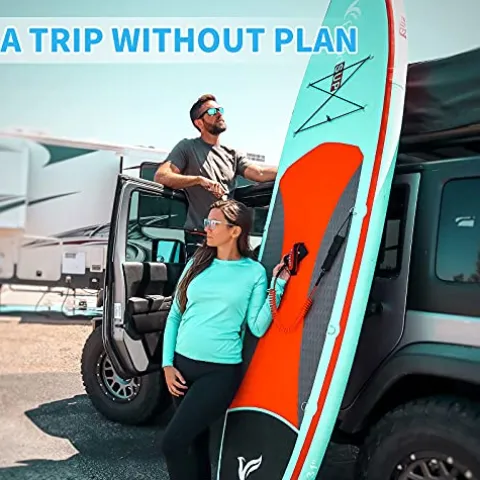 Freein Inflatable Stand Up Paddle Board Kayak SUP 10’/10’6”x31 x6 LightBlue