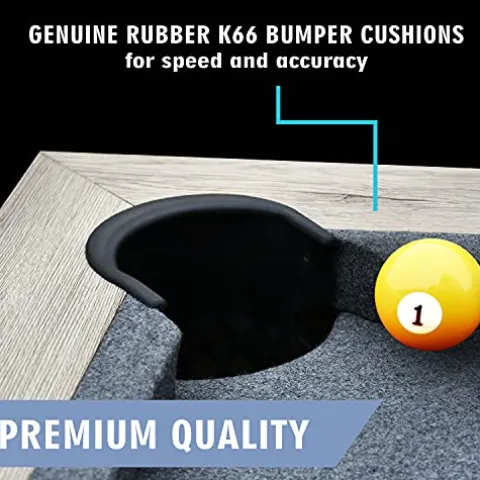 Freetime Fun 7 FT 3 in 1 Multi Game Pool Table with Dining Top Rustic Oak