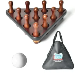 Freetime Fun Shuffleboard Table Rustic Oak