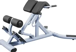 French Fitness 45 Degree Hyperextension Back Extension Silver