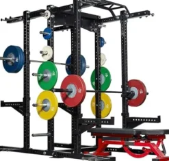 French Fitness DHR80 Double Half Rack New