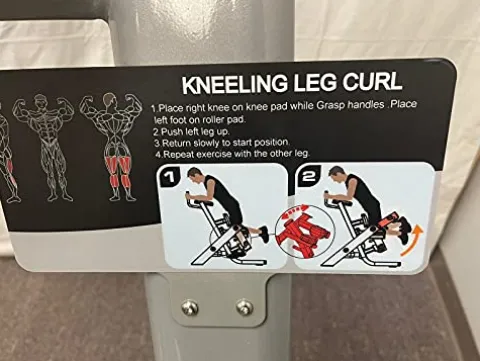 French Fitness Diablo P/L Iso Lateral Kneeling Leg Curl