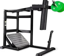 French Fitness FFB Black Pendulum Squat Leg Press Machine