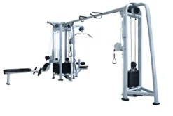 French Fitness FFS Silver 5 Stack Multi Jungle Gym Home Gym