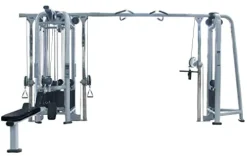 French Fitness FFS Silver 5 Stack Multi Jungle Gym Home Gym