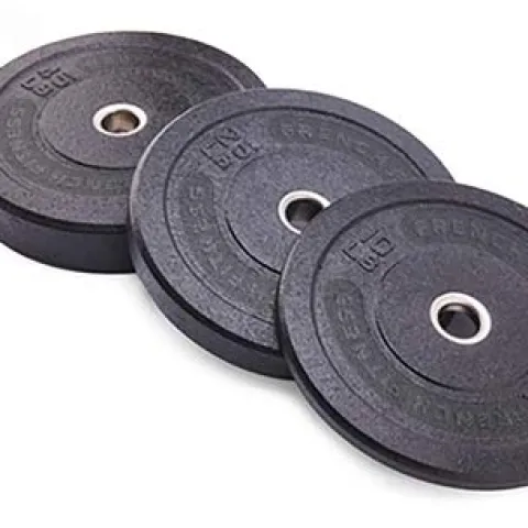 French Fitness Olympic Bumper Plate Set 380 lbs New