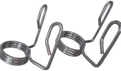 French Fitness Rubber Grip Weight Plate Set w/ 7 ft Olympic Bar 305 lbs