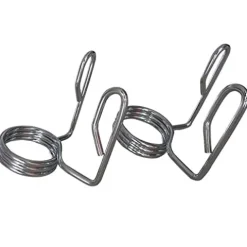 French Fitness Rubber Grip Weight Plate Set w/7 ft Olympic Bar 395 lbs + Bench