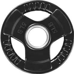 French Fitness Rubber Grip Olympic Weight Plate Set 450 lbs (New)