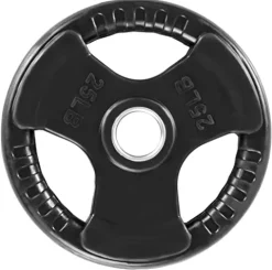 French Fitness Rubber Grip Olympic Weight Plate Set 450 lbs (New)