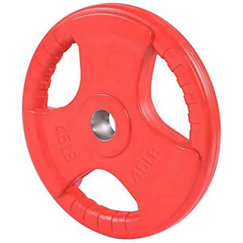 French Fitness Rubber Grip Olympic Plate Set 450 lbs (New)