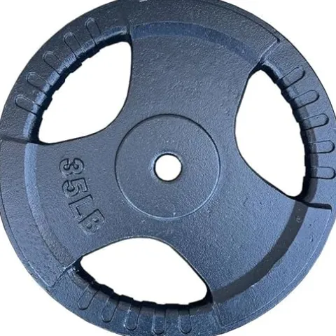 French Fitness Standard Cast Iron 1″ Weight Plate Set 450 lbs (New)