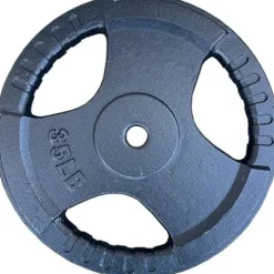 French Fitness Standard Cast Iron 1″ Weight Plate Set 350 lbs