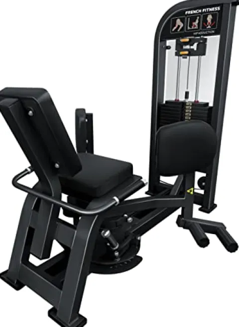French Fitness Tahoe Hip Adductor Inner Thigh Machine Black