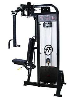 French Fitness Tahoe PEC Fly/Rear Delt Machine Black