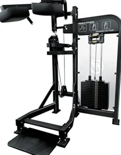 French Fitness Tahoe Selectorized Standing Calf Raise Black