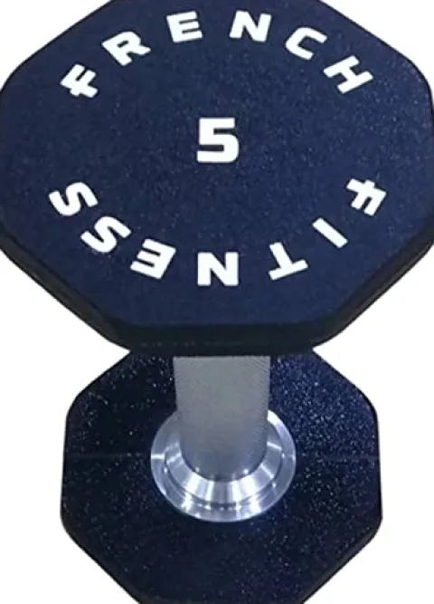 French Fitness Urethane 8 Sided Hex Dumbbell Set (5-75 lbs) – Premium Hand Weights