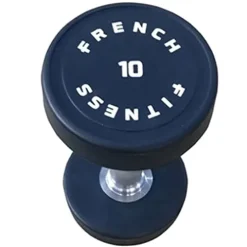 French Fitness Urethane Round Pro Style Dumbbell Set (5-60 lbs)