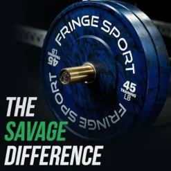 Fringe Sport Bumper Plates Set – Tie-Dye Tiger Stripe