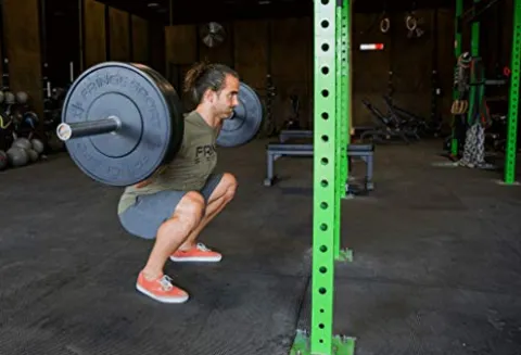 Fringe Sport 300lb Garage Gym Package with Bar & Bumper Plates Set