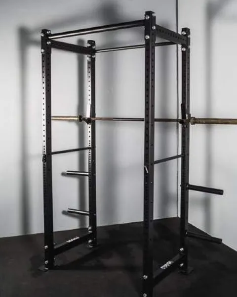 FringeSport Floor-Mounted Power Cage for Weightlifting & Pullups