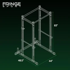 FringeSport Free Standing Squat Cage Black