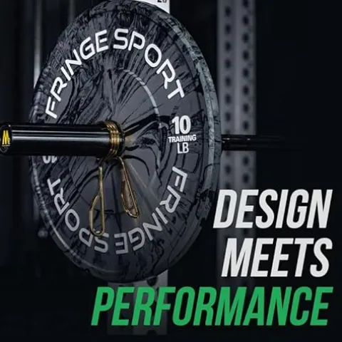 FringeSport Tie-Dye Tiger Stripe Bumper Plates Set 370 lbs