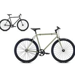FUJI Declaration Urban/Single Speed Bike 2022 (61 cm) Khaki Green