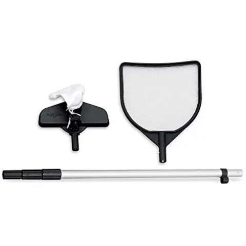 Funsicle Oasis Designer Above Ground Swimming Pool Set Dark Herringbone Gray