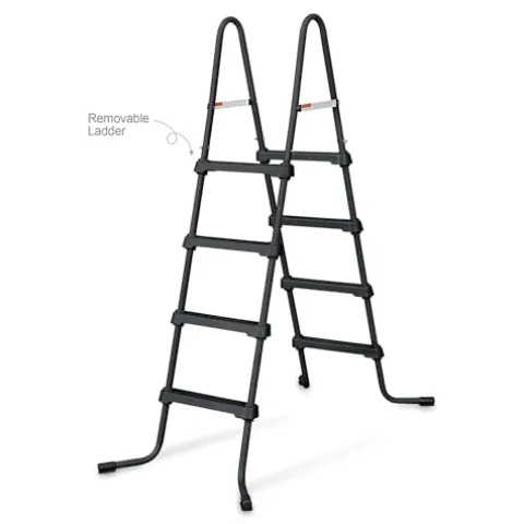 Funsicle Oasis Designer Above Ground Swimming Pool Chevron Rattan