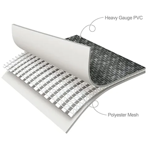 Funsicle Oasis Designer Rectangular Above Ground Pool with Accessories Dark Herringbone Gray