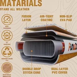 FunWater Inflatable Ultra-Light SUP Light Brown