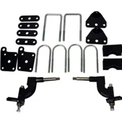 3G 5″ Deluxe Lift Kit Combo for EZGO RXV Golf Carts 2008-2013.5 with 10″ Wolverine